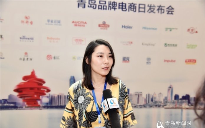 品品好糧油店加盟的經理吳曉：政府搭好"電商日"平臺 企業要唱好戲