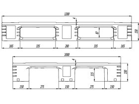 川字网格托盘 LW-1208DCP-01 (1350)