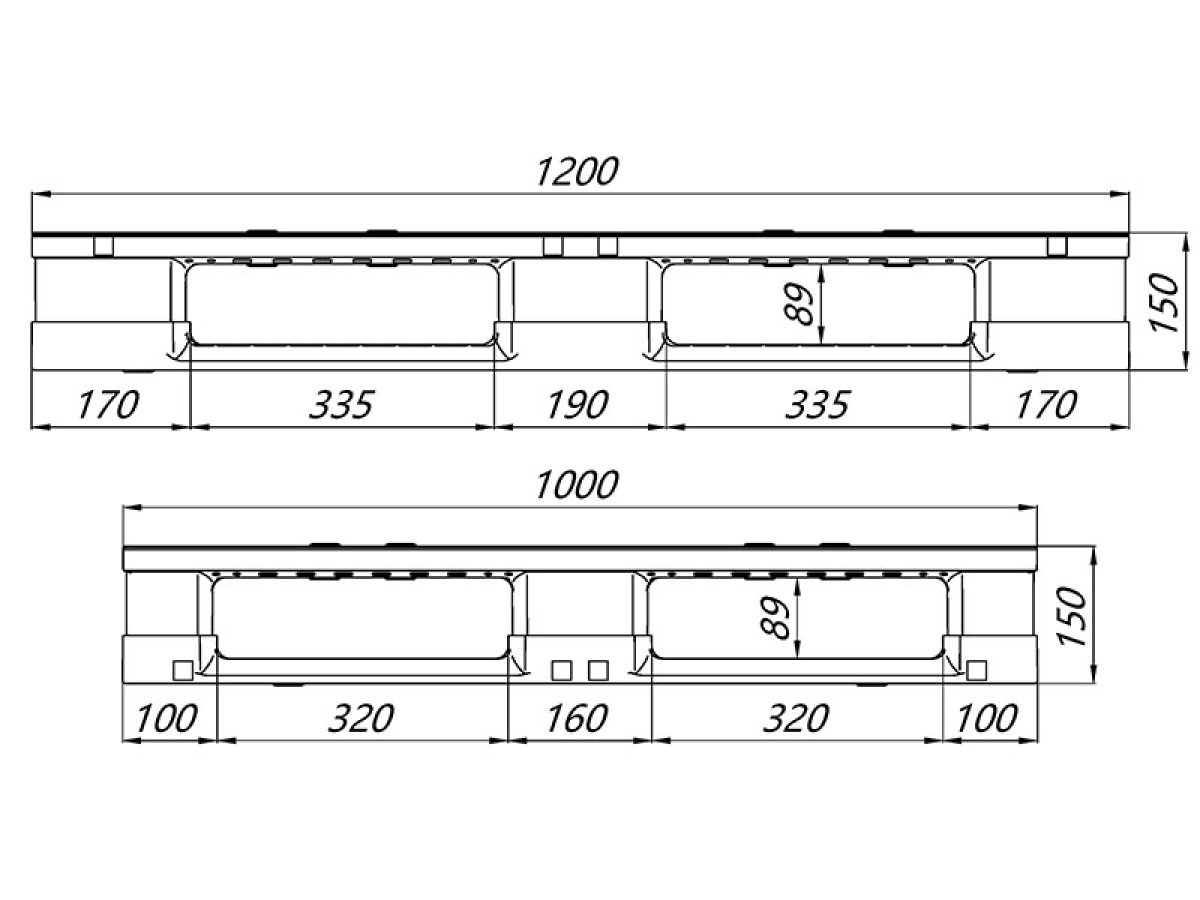 田字网格托盘 LW-1210DTW-01 (1364)