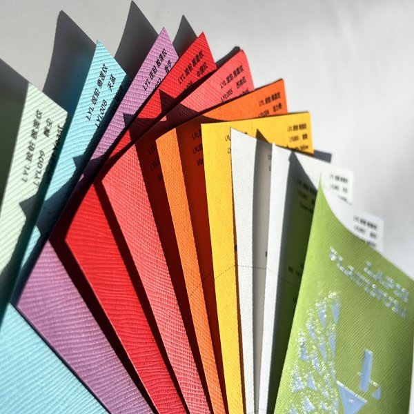 Plaid texture leatherlike paper