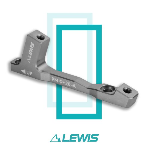 Lewis山地自行车碟刹卡钳异面转换座pm-pm + 20-A