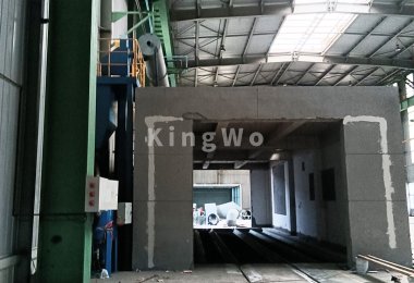 秦皇岛环亚设备有限公司 刮板回收式喷砂房