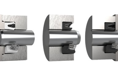 泛塞封安装：不同开式沟槽设计