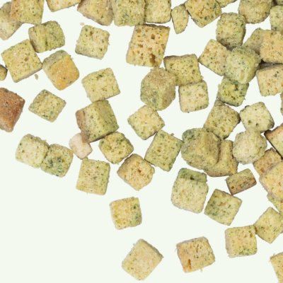 大蒜和香草味面包块