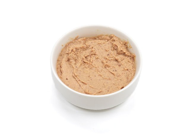 Creamy chicken mousse staple food jar