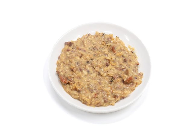 Herbal quail wet food with goji and mushroom