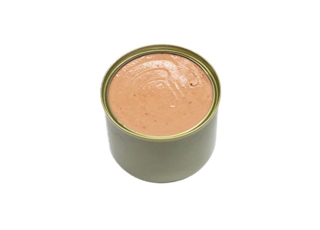 Mixed bonito and rabbit meat pet food can