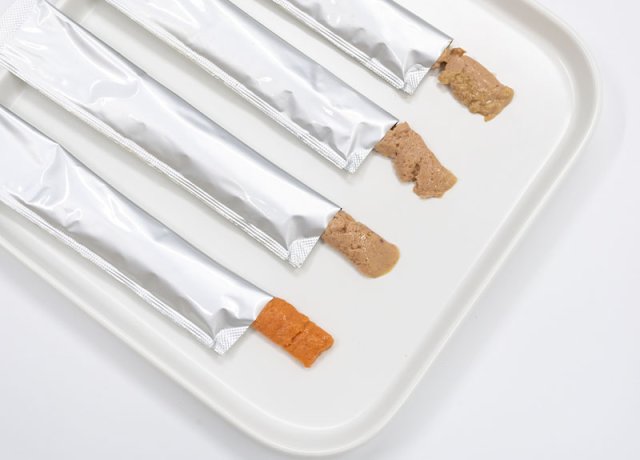 Micro-ground soft cat food paste