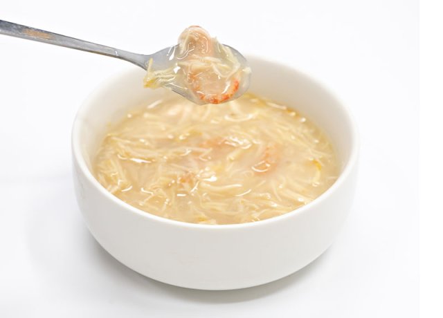 Balanced nutrition snack jar with chicken and krill