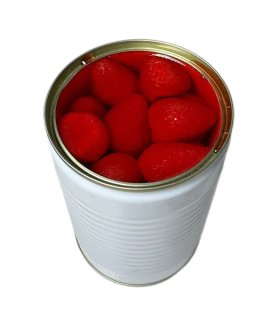 strawberry preserved in syrup for foodservice and retail markets