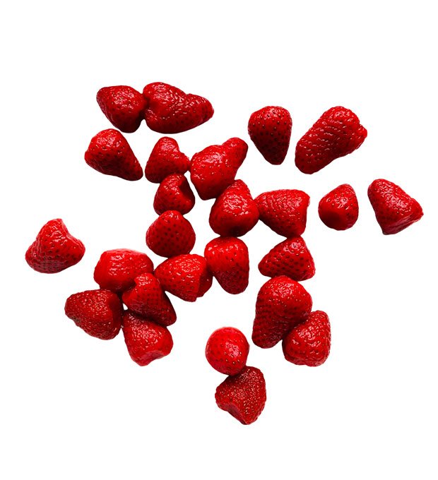 fresh-picked strawberry canned fruit for international markets