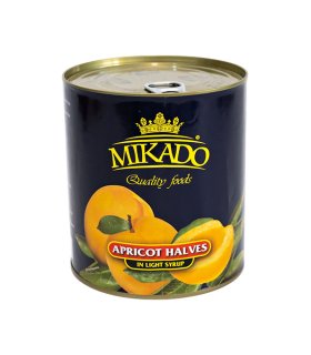 canned apricot halves for bakery use