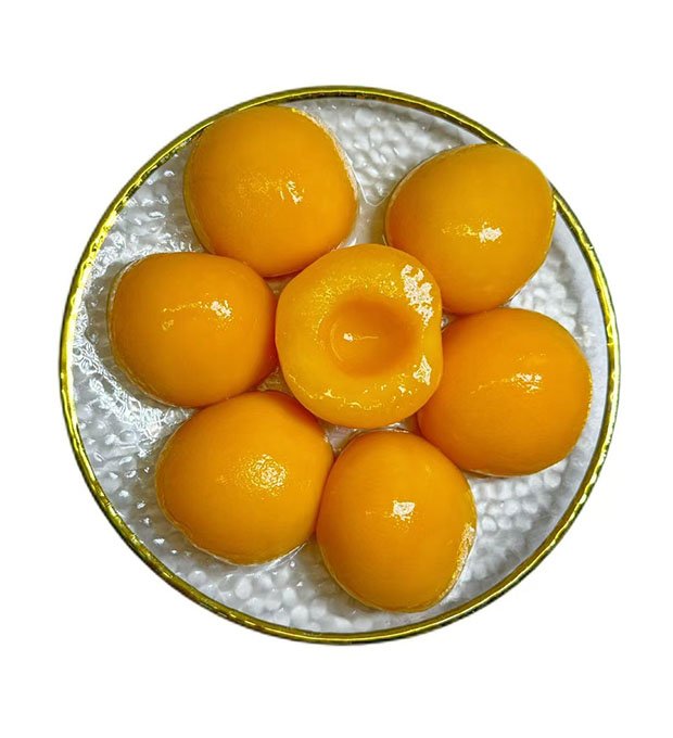 industrial canned peach for catering and ready meals