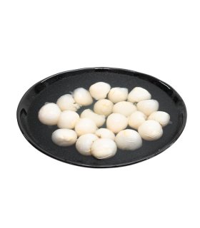 canned lychee in syrup close-up