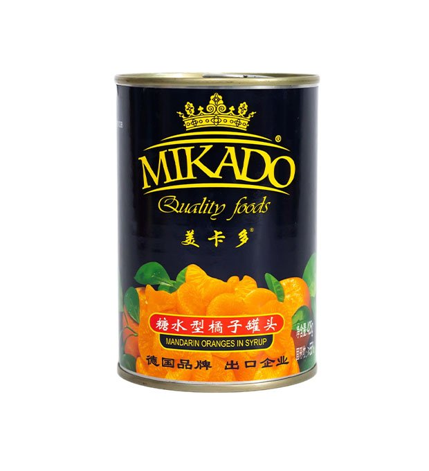 canned mandarin orange segments in syrup