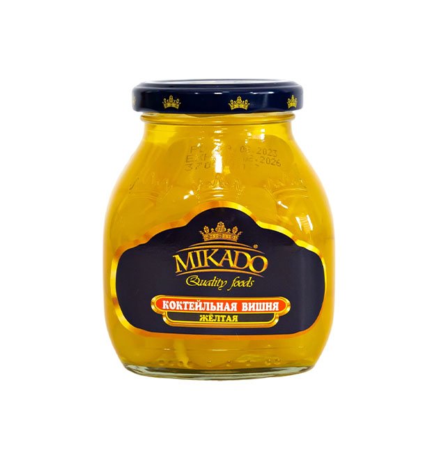 yellow maraschino cherries canned in syrup