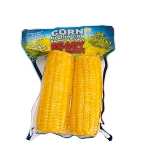 sweet corn on cob ready to eat vacuum sealed