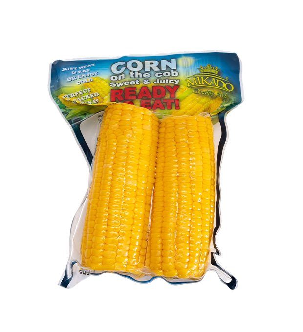 sweet corn on cob ready to eat vacuum sealed