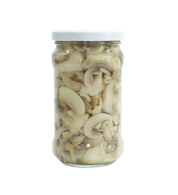 sliced mushrooms ready to cook