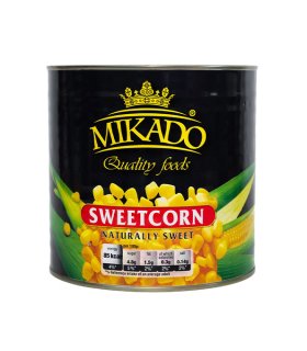 Mikado brand canned sweet corn