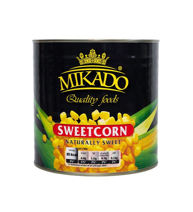 Mikado brand canned sweet corn