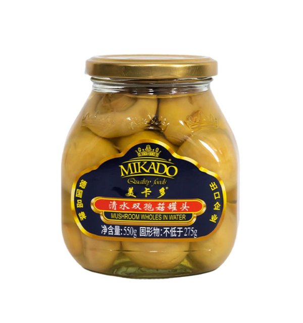罐装整蘑菇