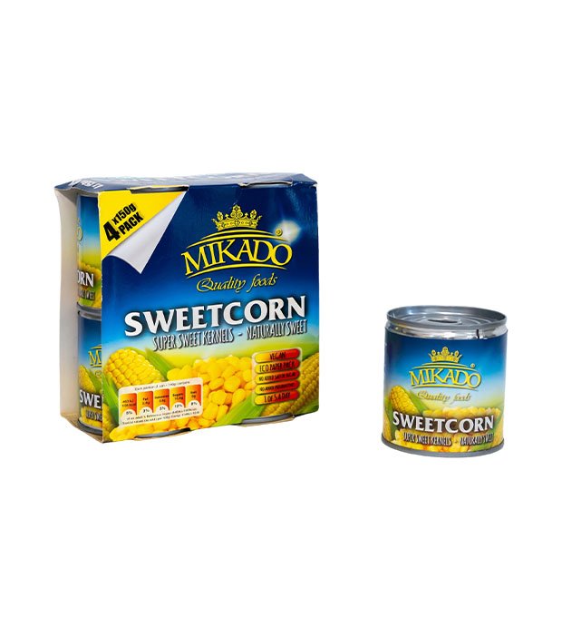 Canned sweet corn