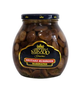 Canned shiitake mushroom marinated