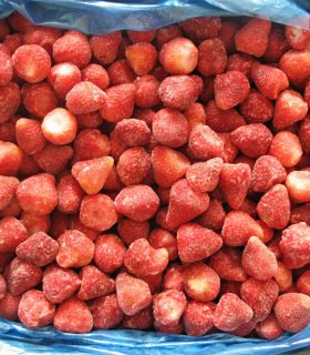 Frozen strawberry
