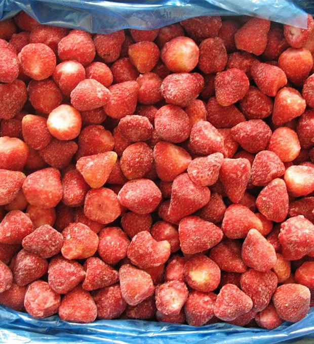 Frozen strawberry