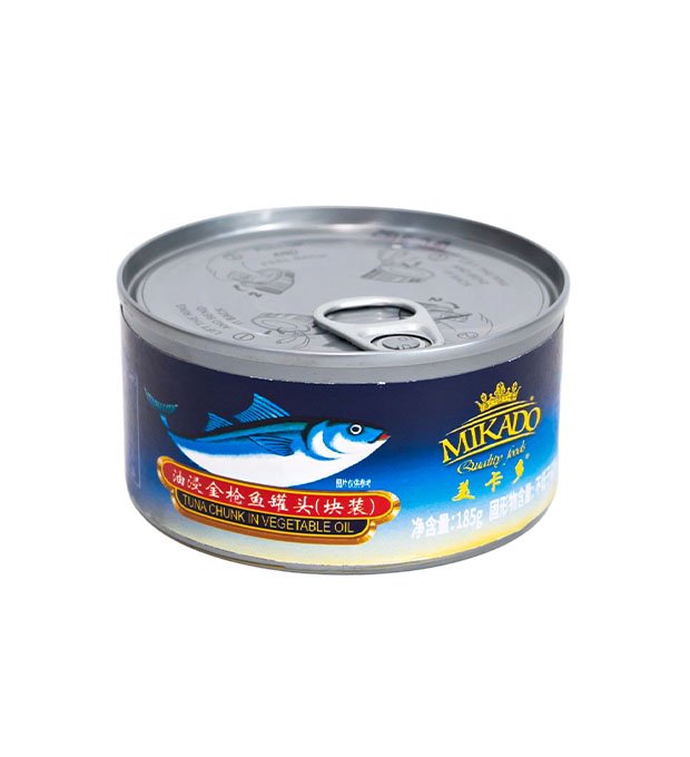 canned tuna fillet in soybean oil