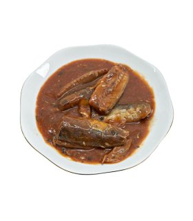 tomato sauce mackerel fillets in can