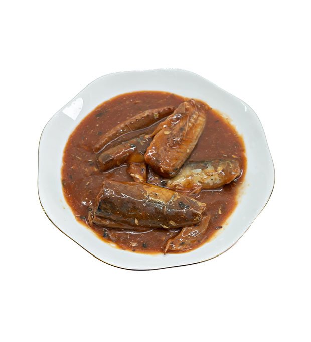 tomato sauce mackerel fillets in can