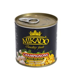 canned mushroom pieces and stems