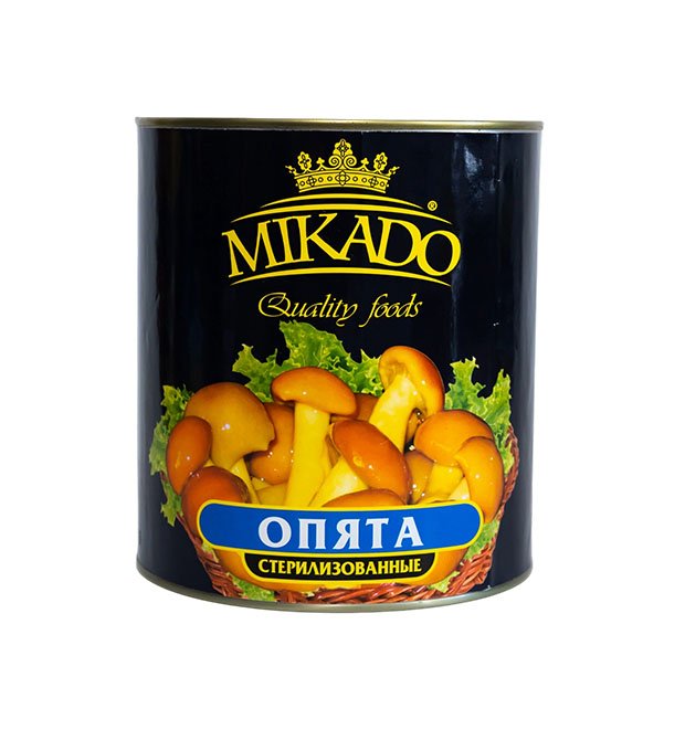 Canned nameko mushroom in brine