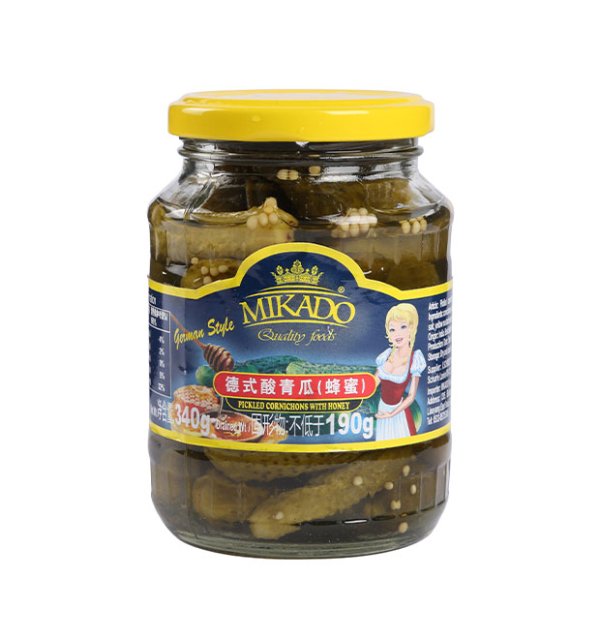 340g德式酸青瓜罐头（蜂蜜）