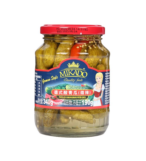 Mercado German-Style Sour Cucumber (Slightly Spicy)