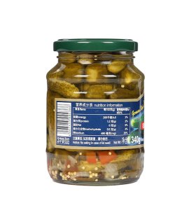 dill flavored pickled cucumber