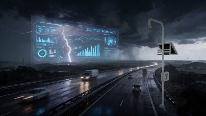 智测云联雷暴预警系统保障数据中心发电安全