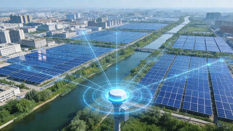 智测云联灰尘监测系统协同雄安新区城市光伏集群建设